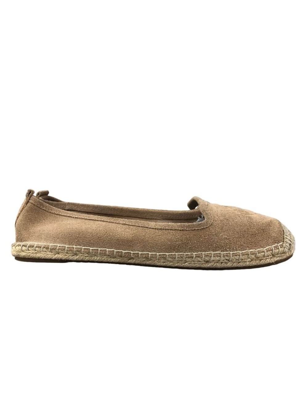Michael Kors Women's Size 7.5M Brown Suede Genuine Leather Espadrille Flats
